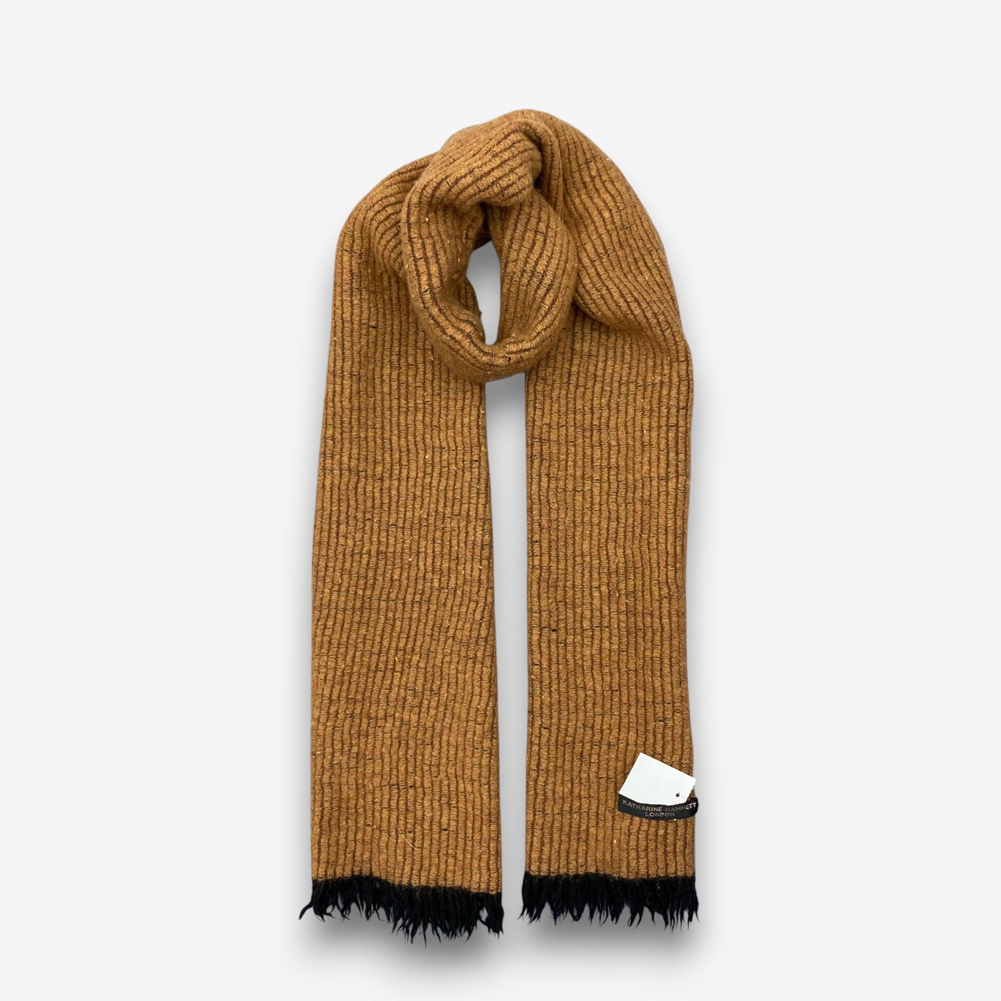 Katharine Hamnett London Vintage Katharine Hamnett London Scarf Muffler Wool Scarves Size ONE SIZE - 1 Thumbnail
