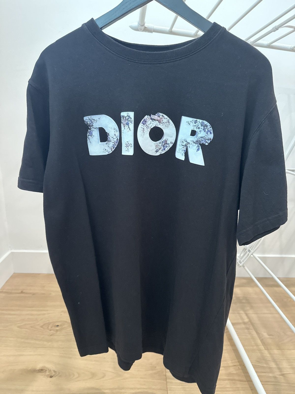 image of Dior Moon Crystal Daniel Arsham Shirt in Black, Men's (Size XL)