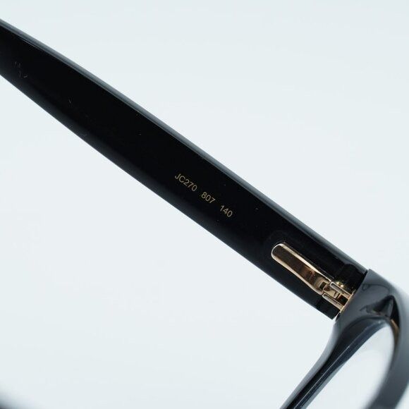 Jimmy Choo Jimmy Choo JC270 0807 00 Eyeglasses Shiny Black 53mm Size ONE SIZE - 7 Thumbnail