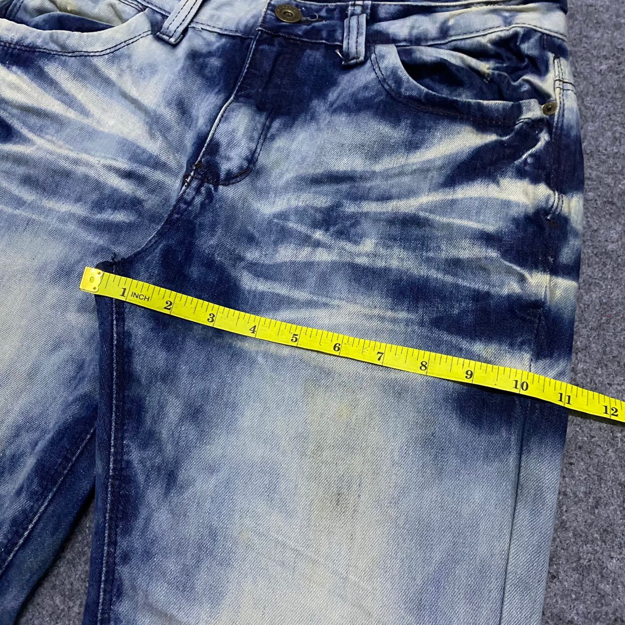 If Six Was Nine 💥Flare💥Vintage Black Crown Japanese Brand Denim Size US 34 / EU 50 - 6 Thumbnail