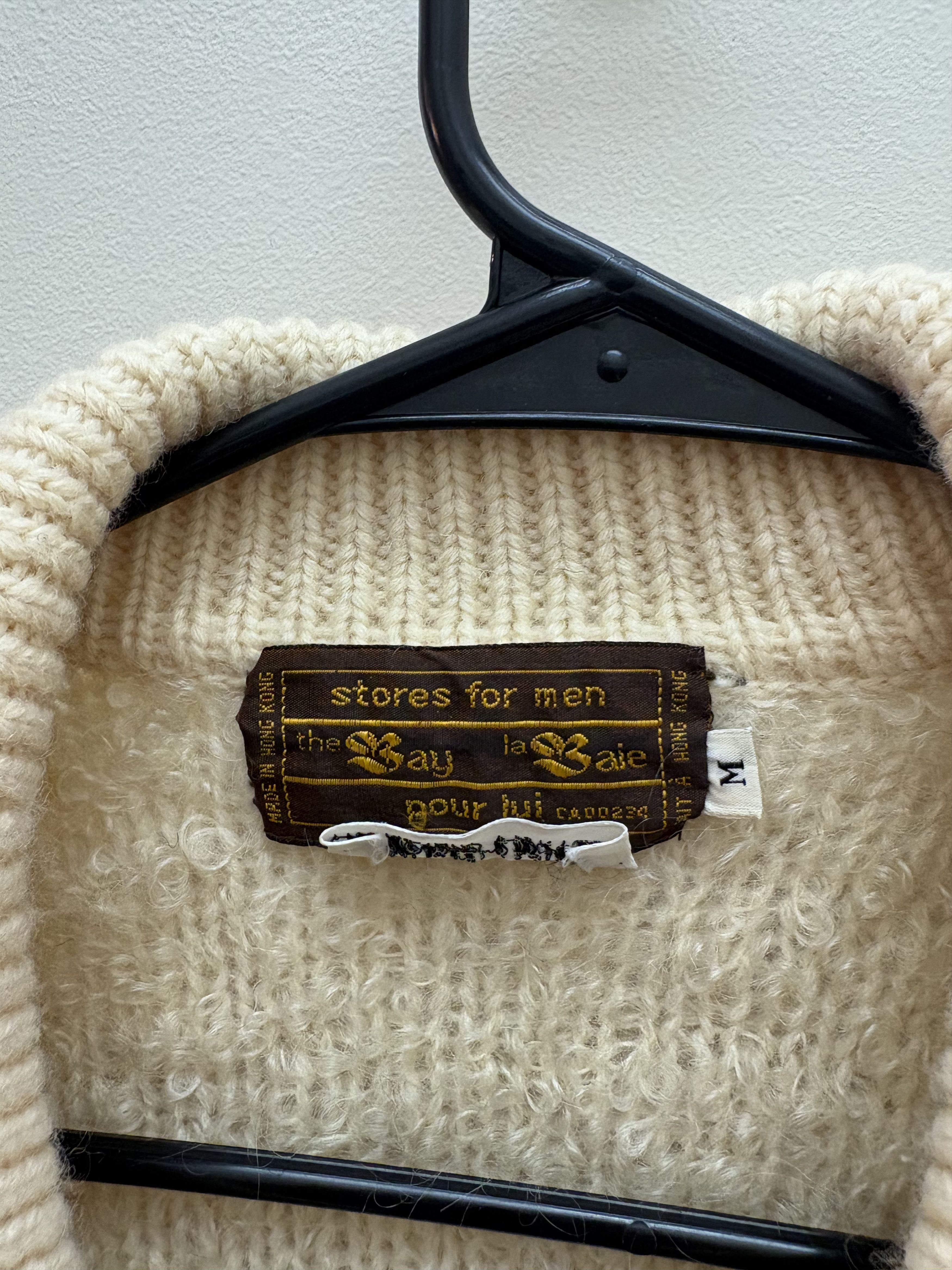 Vintage Wool Zip-Up Sweater Size US M / EU 48-50 / 2 - 3 Thumbnail