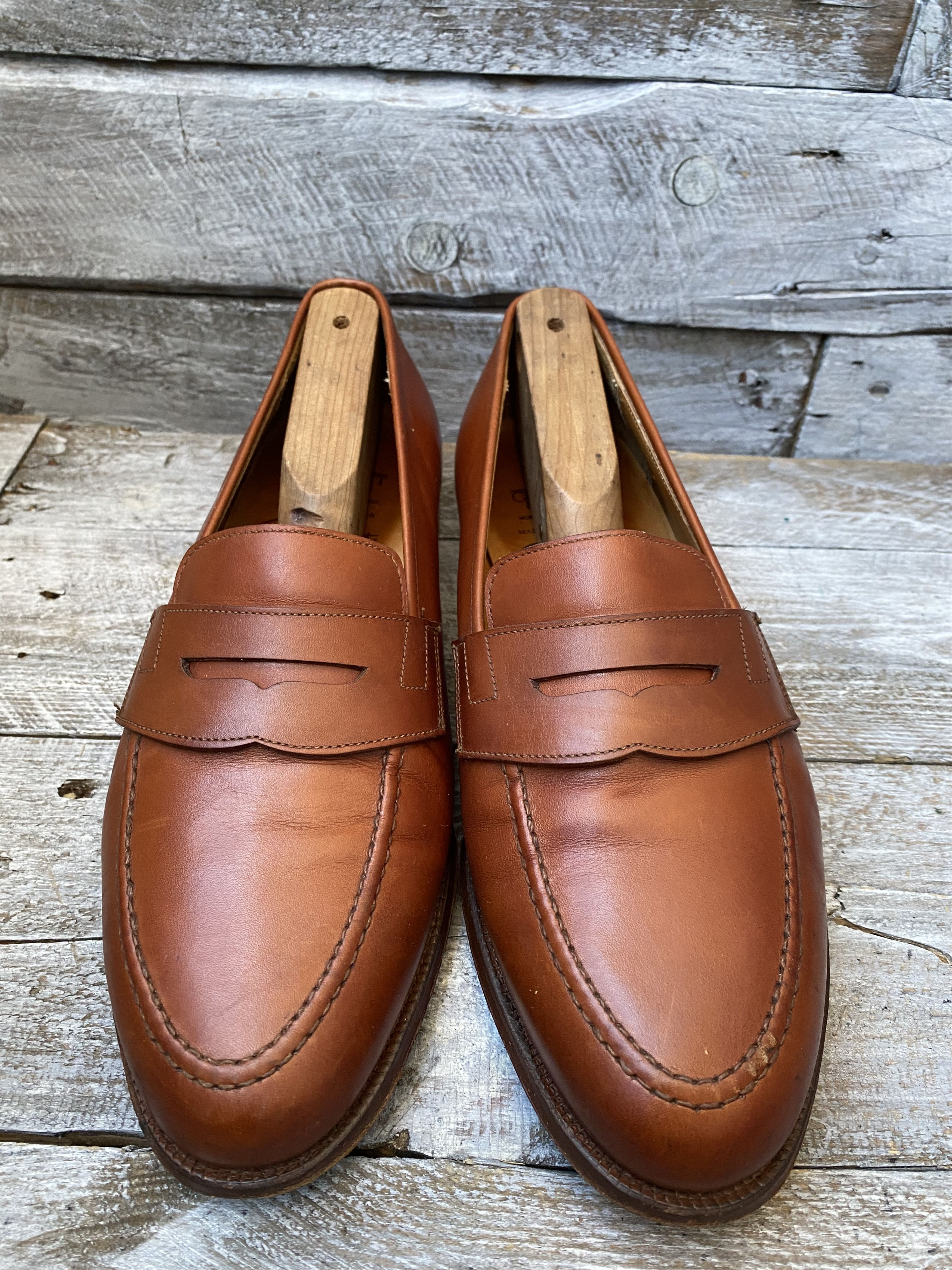 Crockett & Jones Crockett and jones brown penny loafers Uk 9G Size US 10 / EU 43 - 10 Thumbnail
