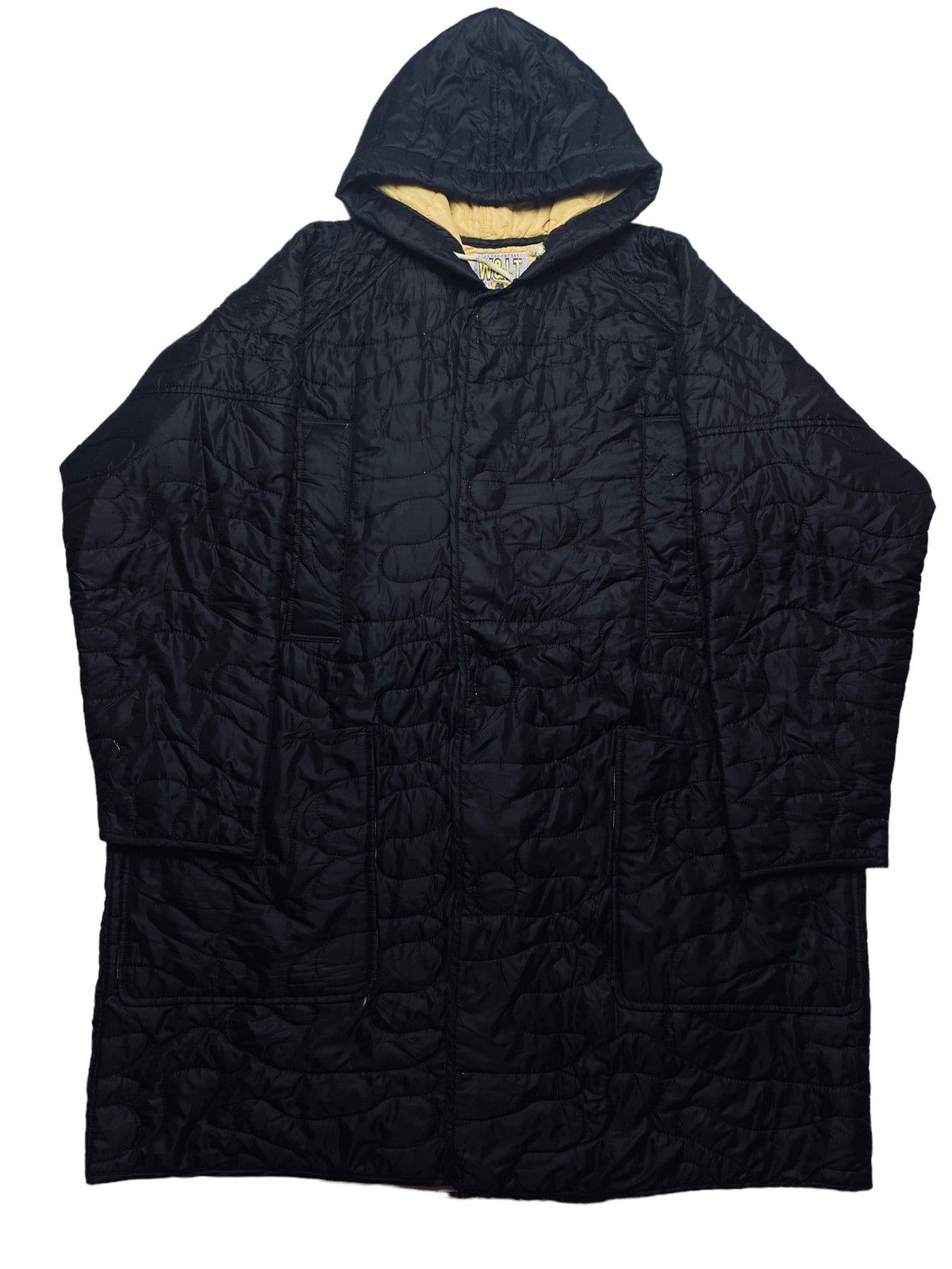 Walter Van Beirendonck 1990s W&LT - Super Oversized Quilted Alien Patterned Jacket Size US XXL / EU 58 / 5 - 5 Thumbnail