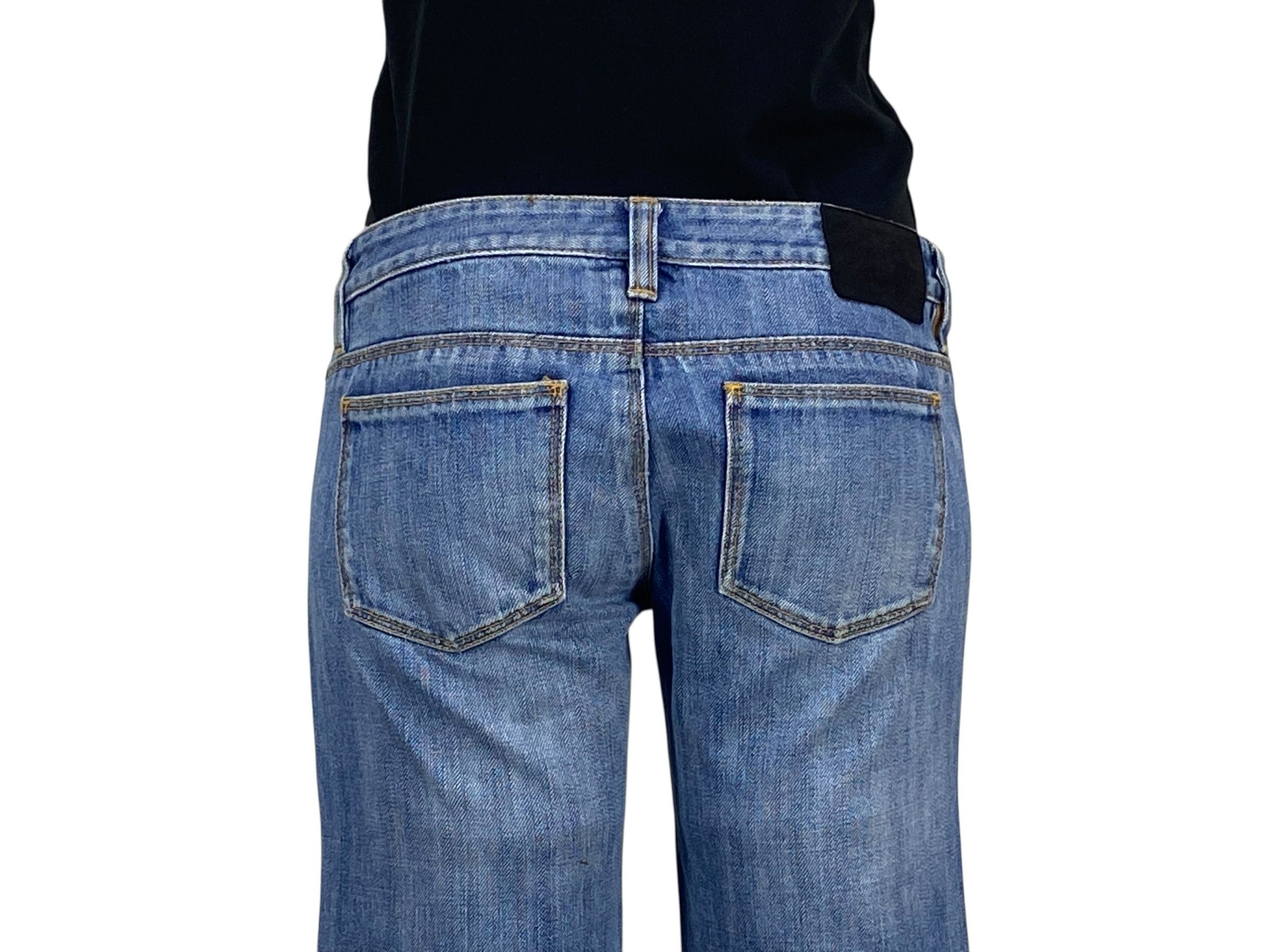 Japanese Brand X-girl Low Rise Jeans Size 27" / US 4 / IT 40 - 6 Thumbnail