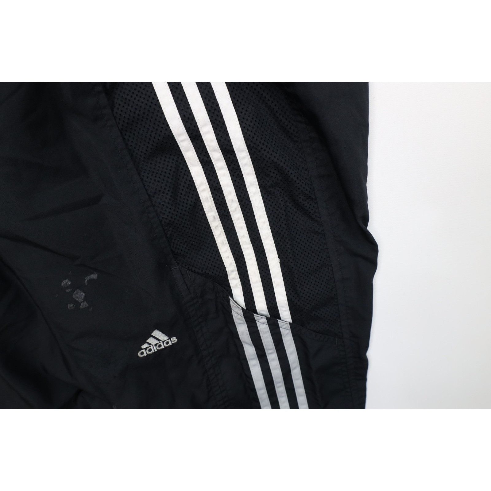 Adidas Vintage Y2K 2005 Adidas Striped Lined Wide Leg Pantsg Size US 36 / EU 52 - 10 Thumbnail