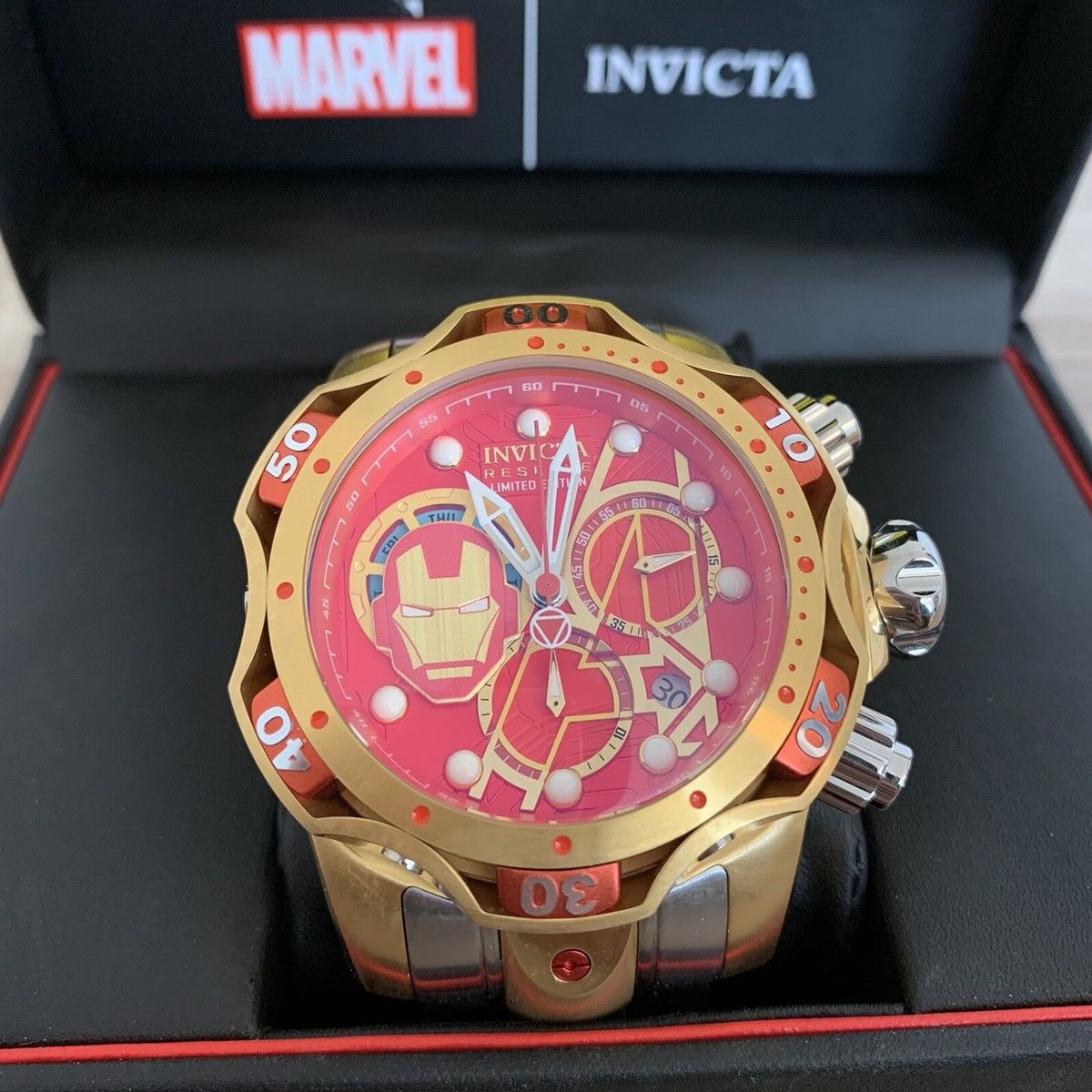 Invicta Invicta Marvel Iron Man Reserve 52mm Watch 52mm Venom Size ONE SIZE - 1 Thumbnail