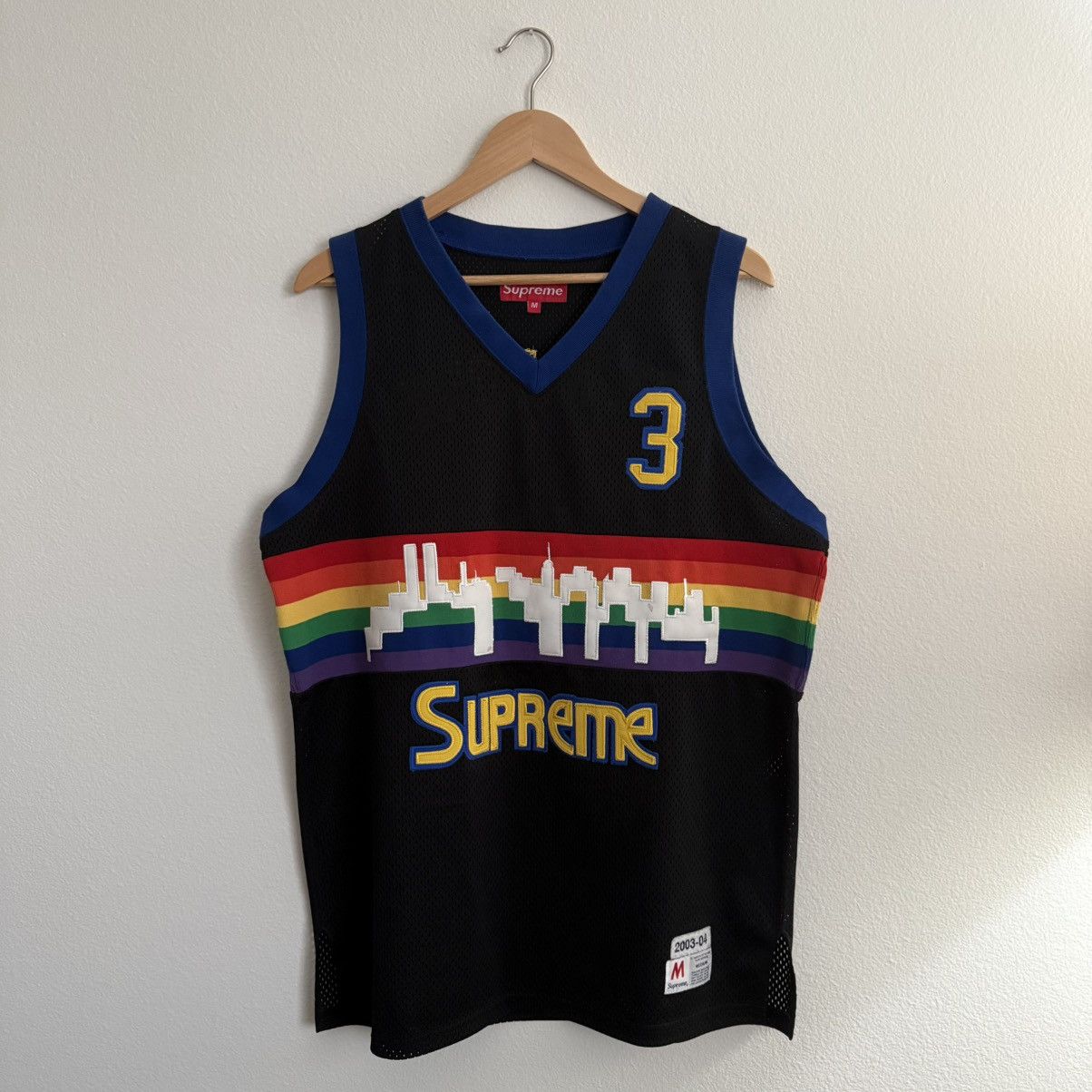 Supreme 2003 Supreme Denver Nuggets Skyline Jersey Size US M / EU 48-50 / 2 - 2 Thumbnail