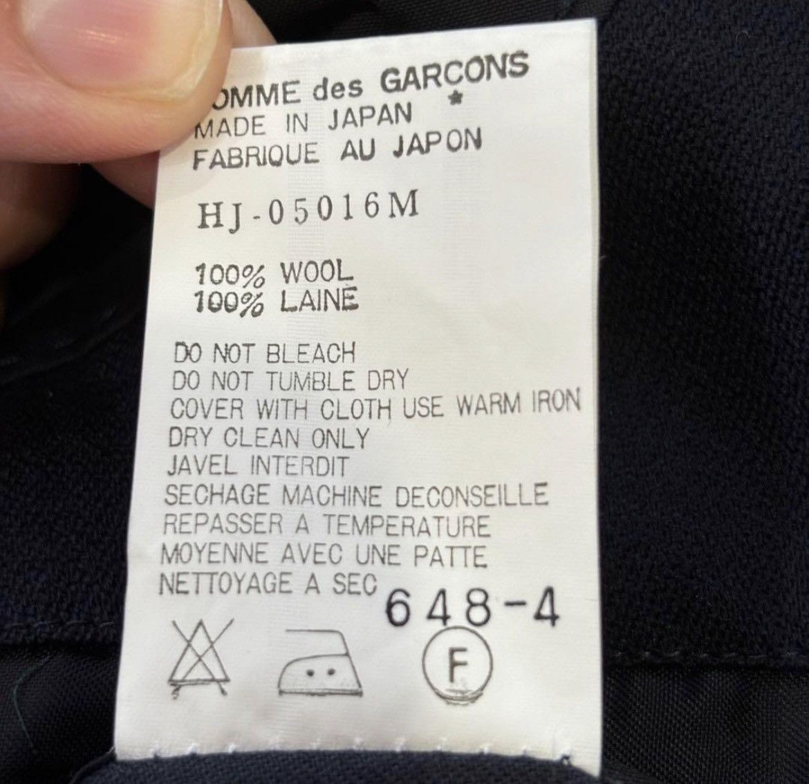 Comme des Garcons × Comme des Garcons Homme × Comme des Garcons Homme Plus 90’s Comme des garcons homme jacket Size US M / EU 48-50 / 2 - 7 Thumbnail