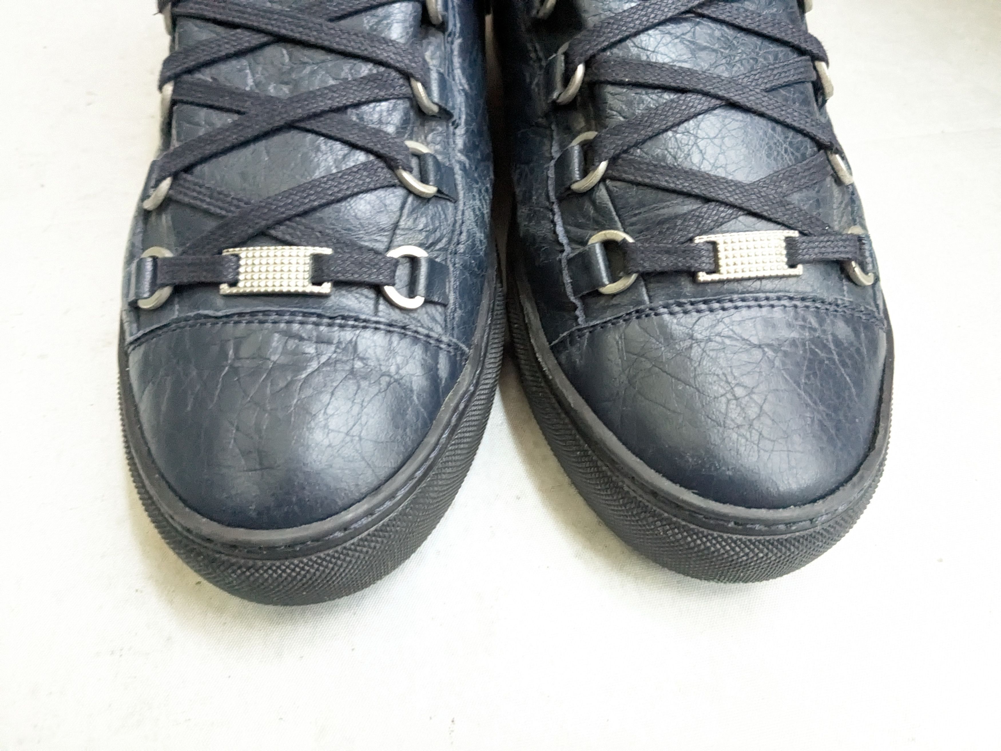 Balenciaga Balenciaga Arena Sneakers Navy Blue 9 High Tops Size US 9 / EU 42 - 3 Thumbnail