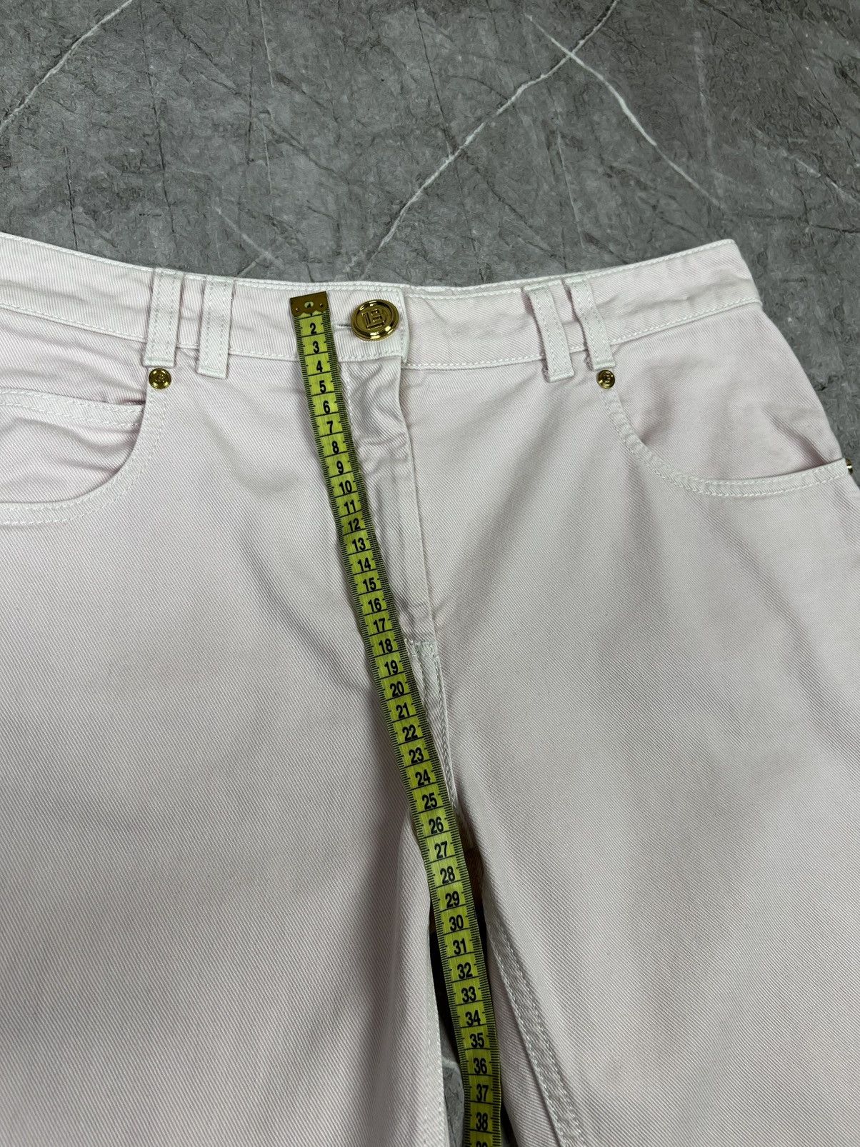 Balmain Balmain Parish Jeans Pink Size 30" / US 8 / IT 44 - 12 Thumbnail