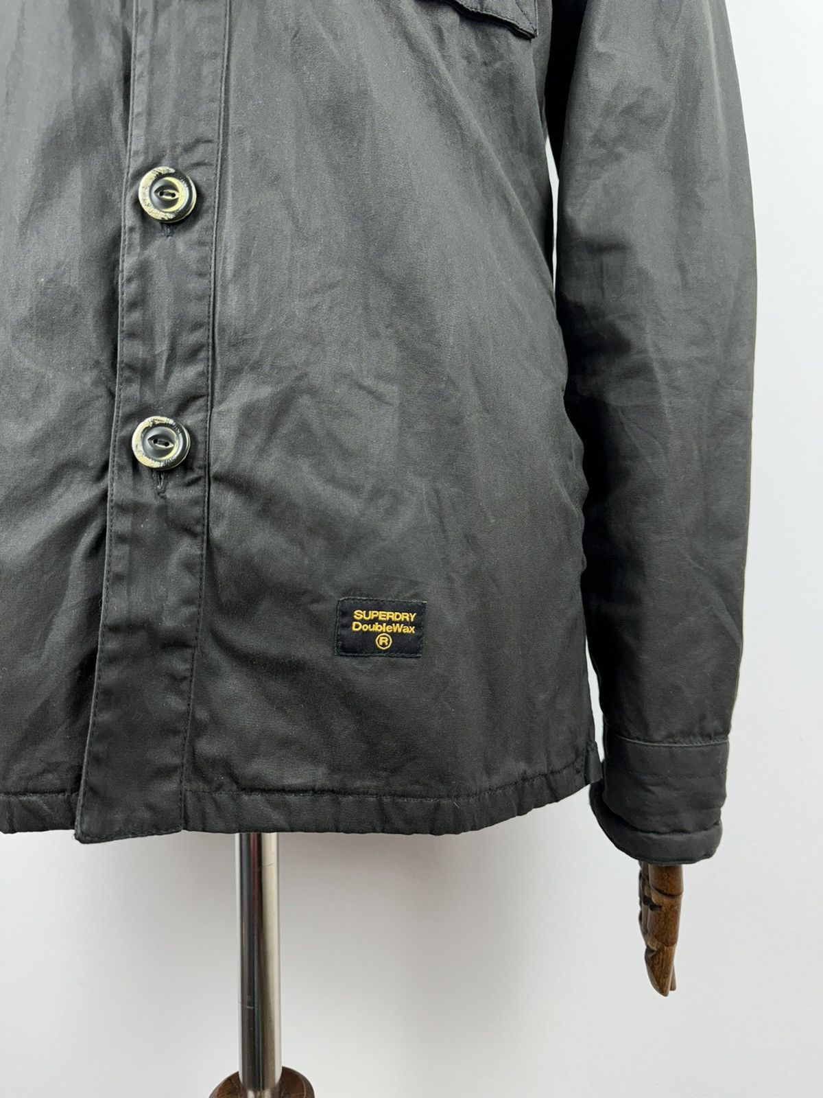 Superdry Men’s Supedry Japan Double Waxed Coat Jacket size M Size US M / EU 48-50 / 2 - 4 Thumbnail
