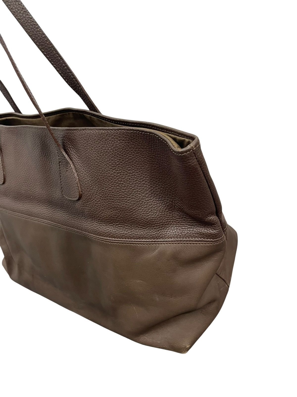 Genuine Leather Full Leather Tusting Handmade in England Tote Bag 6🟩 Size ONE SIZE - 10 Thumbnail
