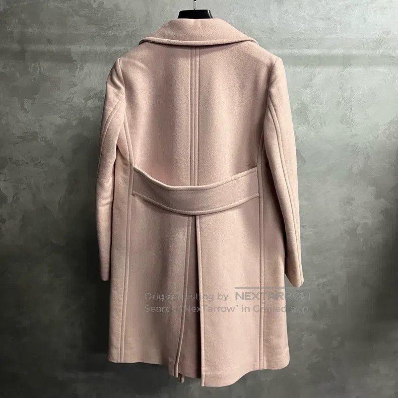 Valentino Valentino Pink solid color waist-cinching single-breasted Size S / US 4 / IT 40 - 4 Thumbnail