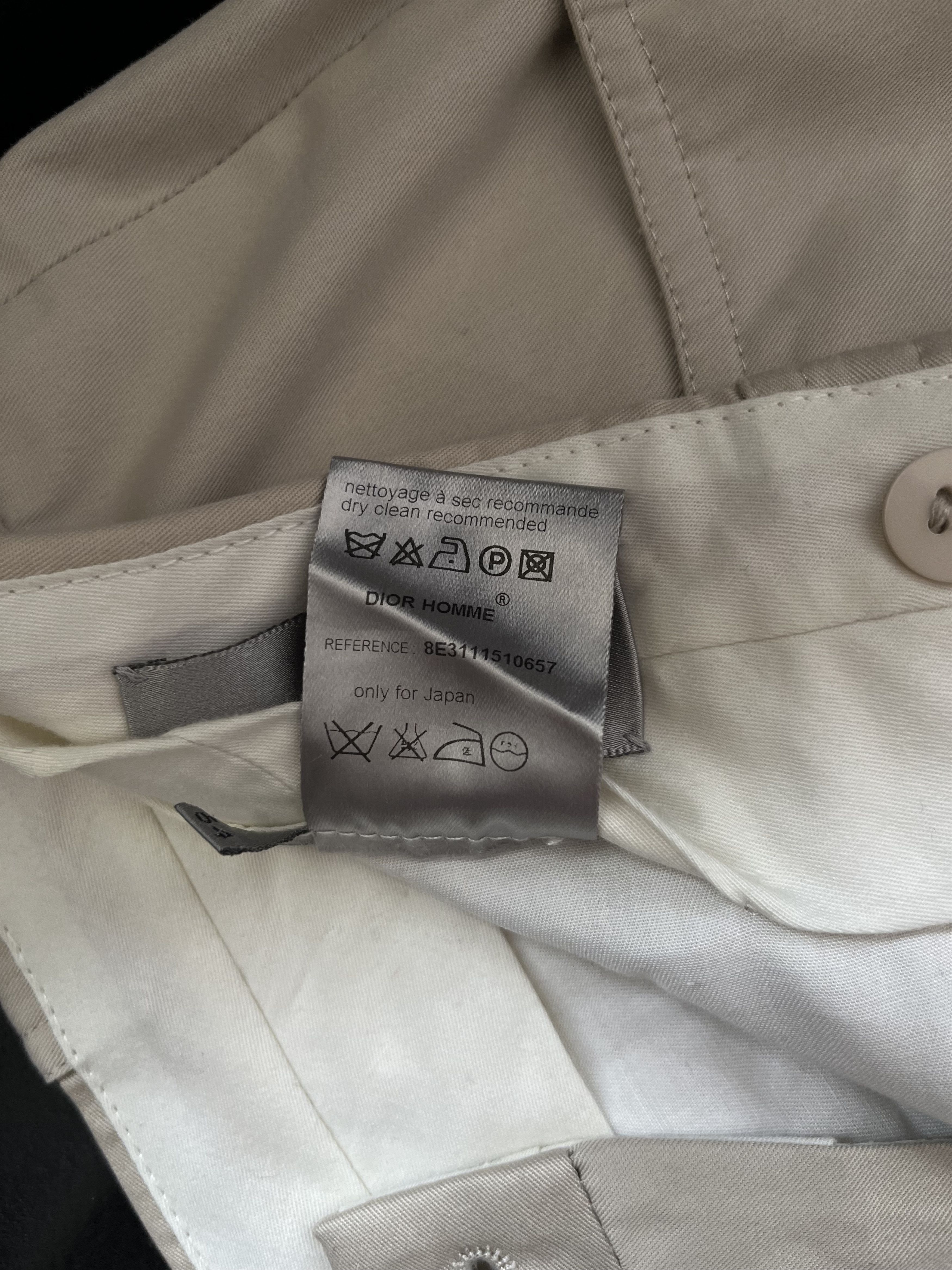Dior Dior Homme SS08 Beige Pants by Kris Van Assche Size US 34 / EU 50 - 5 Thumbnail