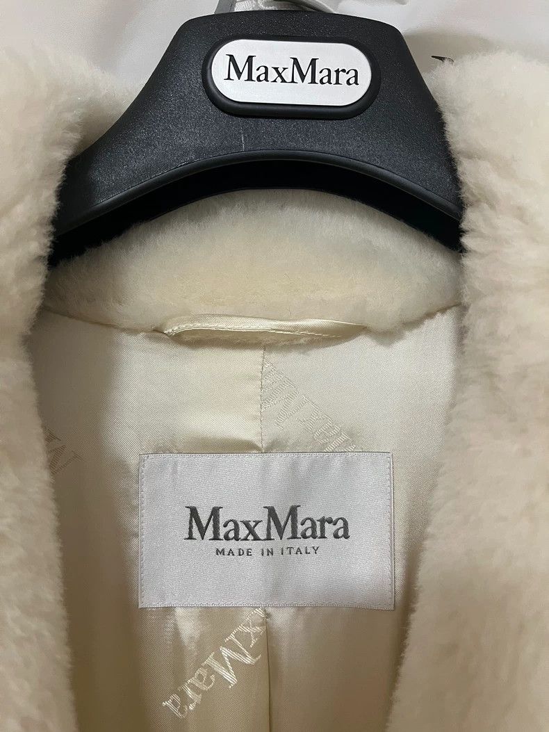 Max Mara Max Mara Teddy Bear Coat White Size XS / US 0-2 / IT 36-38 - 2 Thumbnail