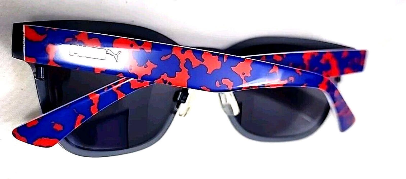Puma Puma PU0070S 004 Greenpoint Blue Sunglasses 50-20 140 New Size ONE SIZE - 6 Thumbnail