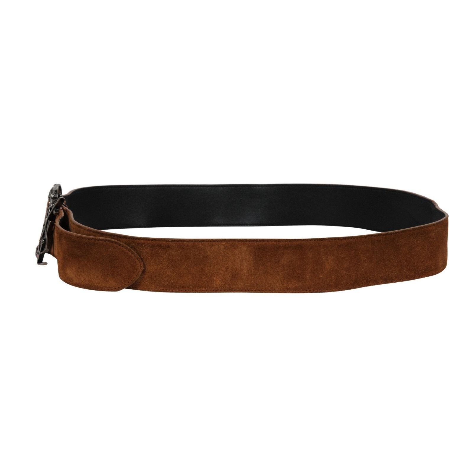 Saint Laurent Paris YSL Logo Monogram Western Belt Sz 100 Size 34 - 5 Thumbnail