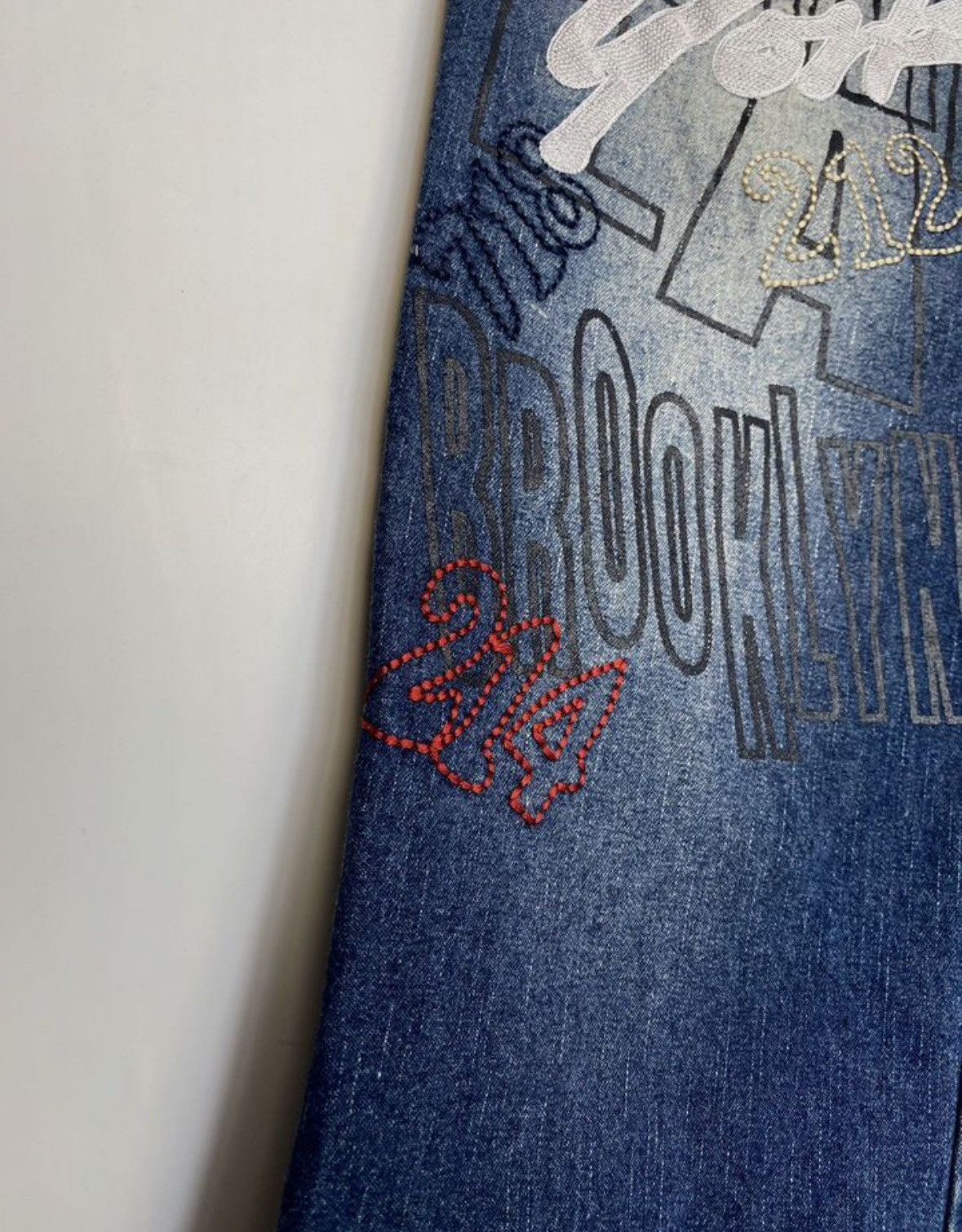 Ecko Unltd. × Vintage Raw Blue Rap Vintage Jeans Size US 32 / EU 48 - 3 Thumbnail