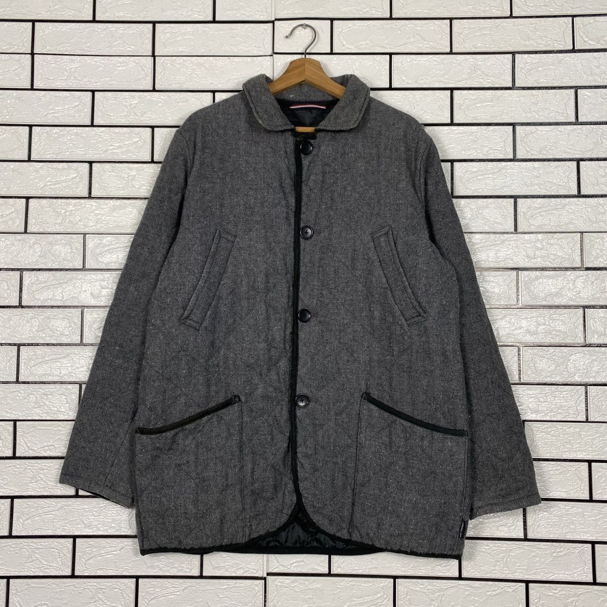 Japanese Brand Quilted Button Jacket Beams Japan Issey Miyake Size US XL / EU 56 / 4 - 2 Thumbnail