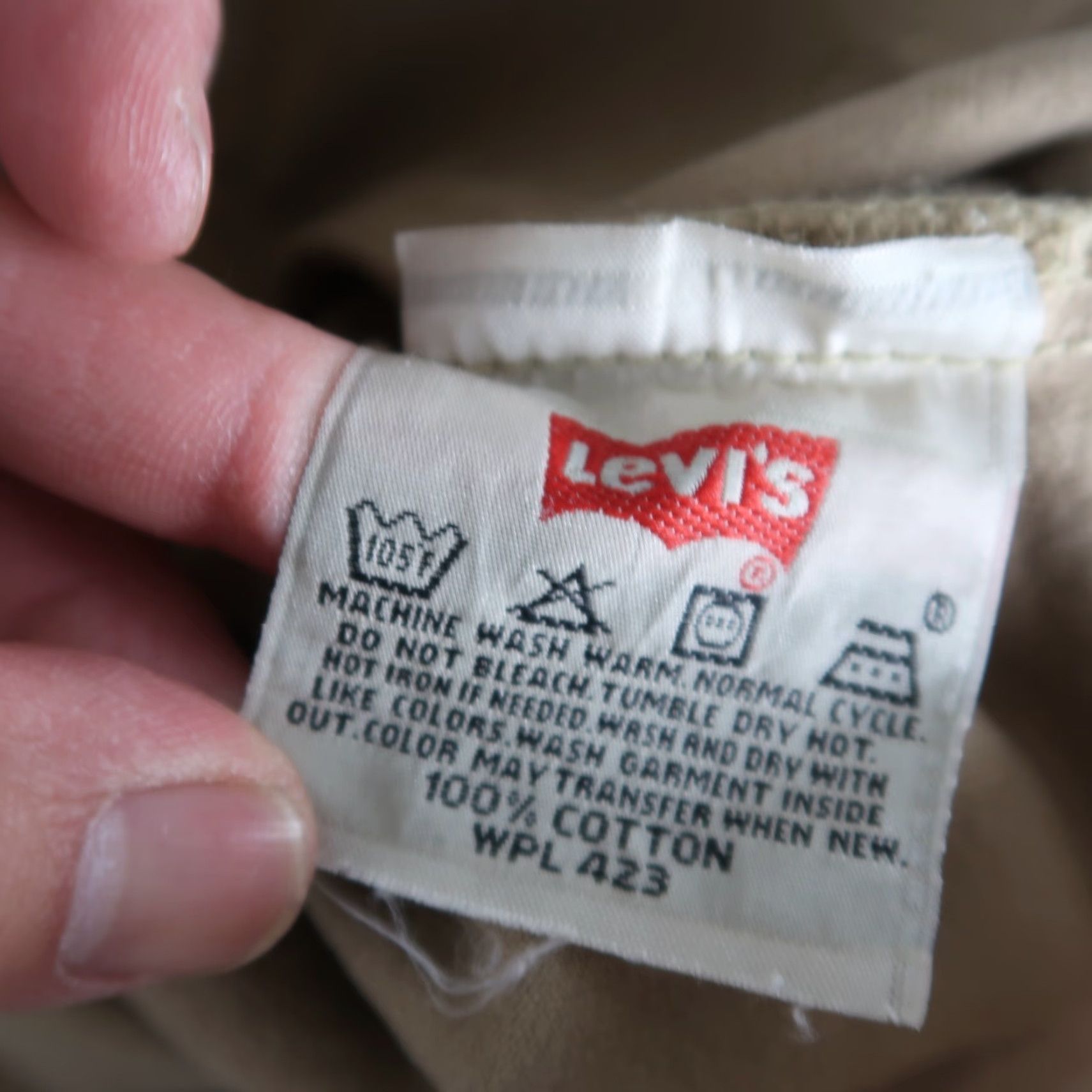 Levi's VINTAGE Levi's 501 Jeans Straight Denim Khaki 36 Mens 90s USA Buttons Belt Loops 5-Pocket Size US 36 / EU 52 - 7 Thumbnail