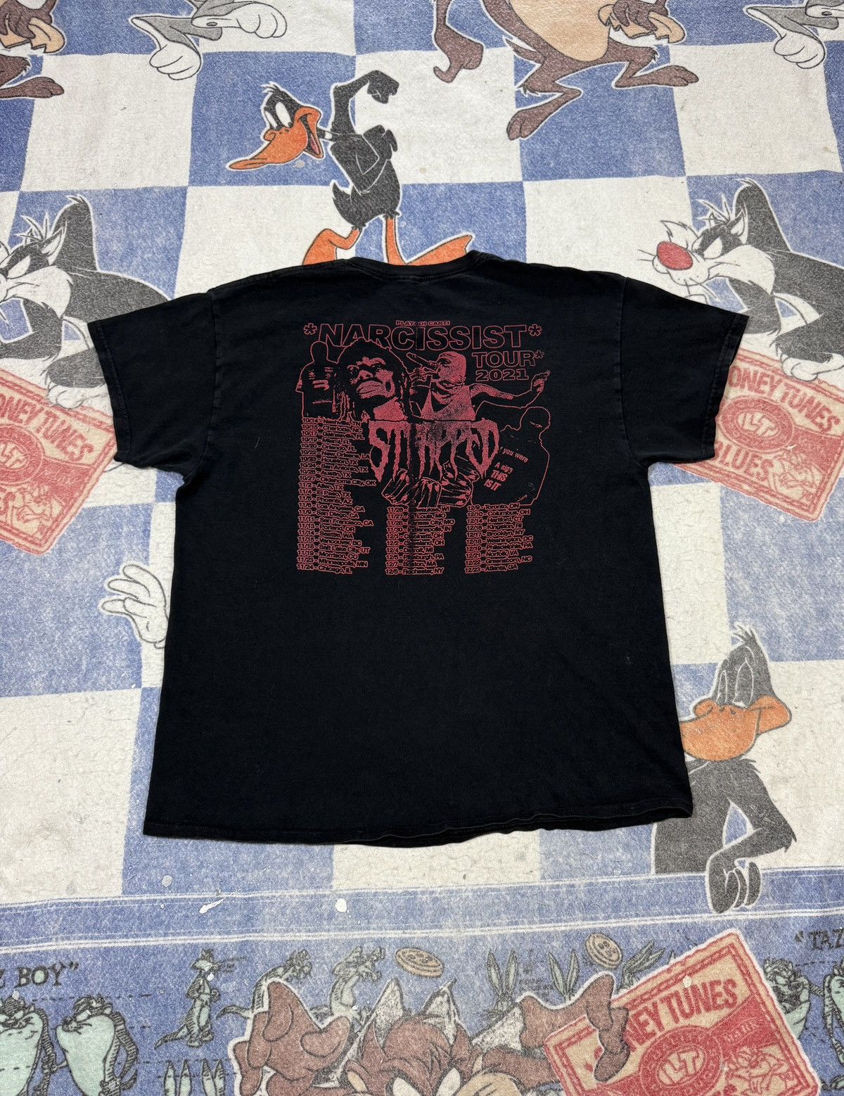 Playboi Carti Playboi Carti narcissist tour tee Size US XL / EU 56 / 4 - 3 Thumbnail