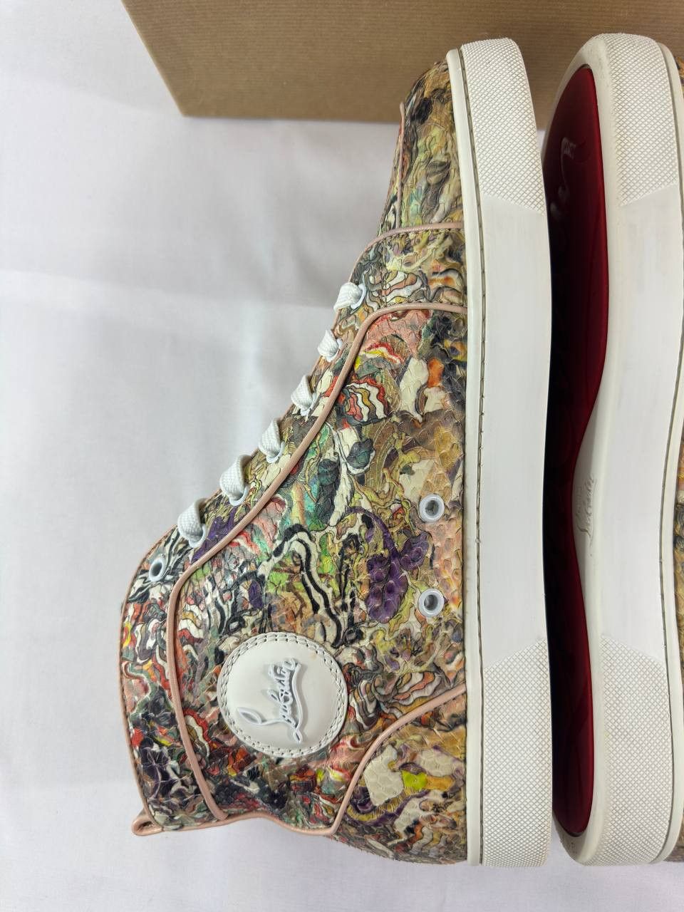 Christian Louboutin Christian Louboutin Rantus Orlato Flat Python Faience Size US 11 / EU 44 - 12 Thumbnail