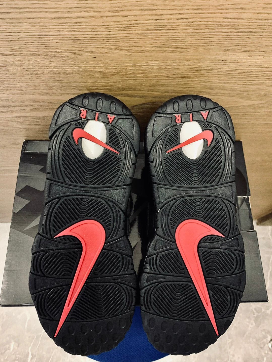 Nike Supreme x Nike Air More Uptempo 42 (Gold) Black No 3M Size US 9 / EU 42 - 6 Thumbnail
