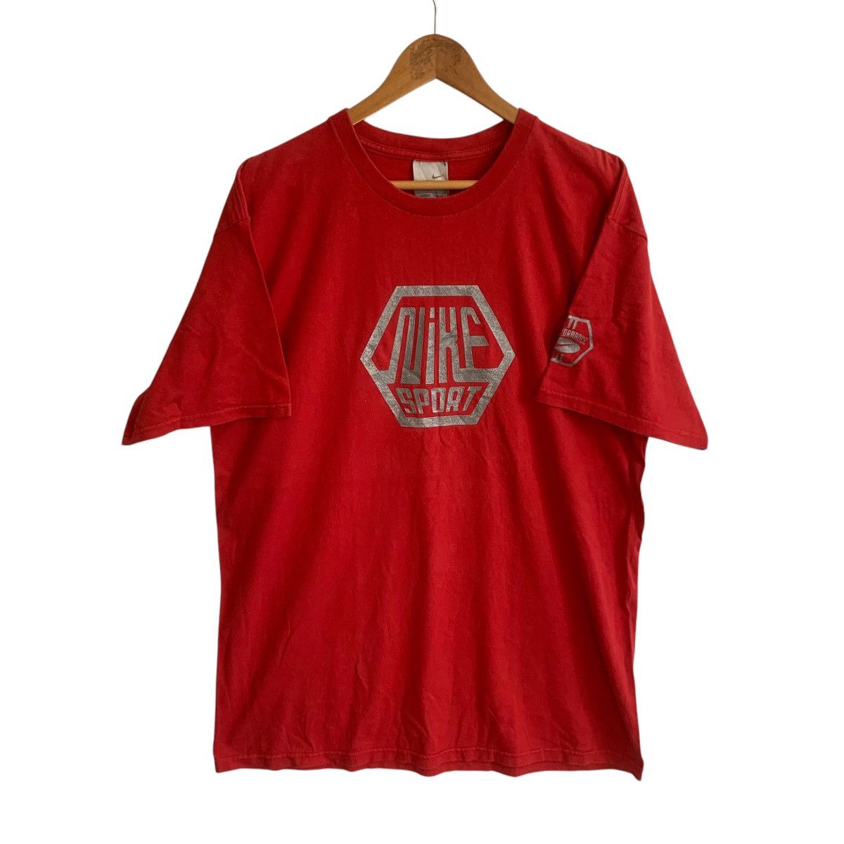 Vintage Nike Sport Red Shirt 80s