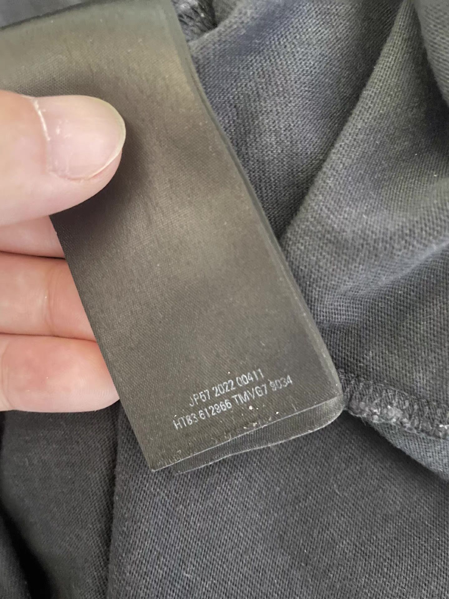 Balenciaga Balenciaga black washed T-shirt, Q4 Size US XS / EU 42 / 0 - 6 Thumbnail