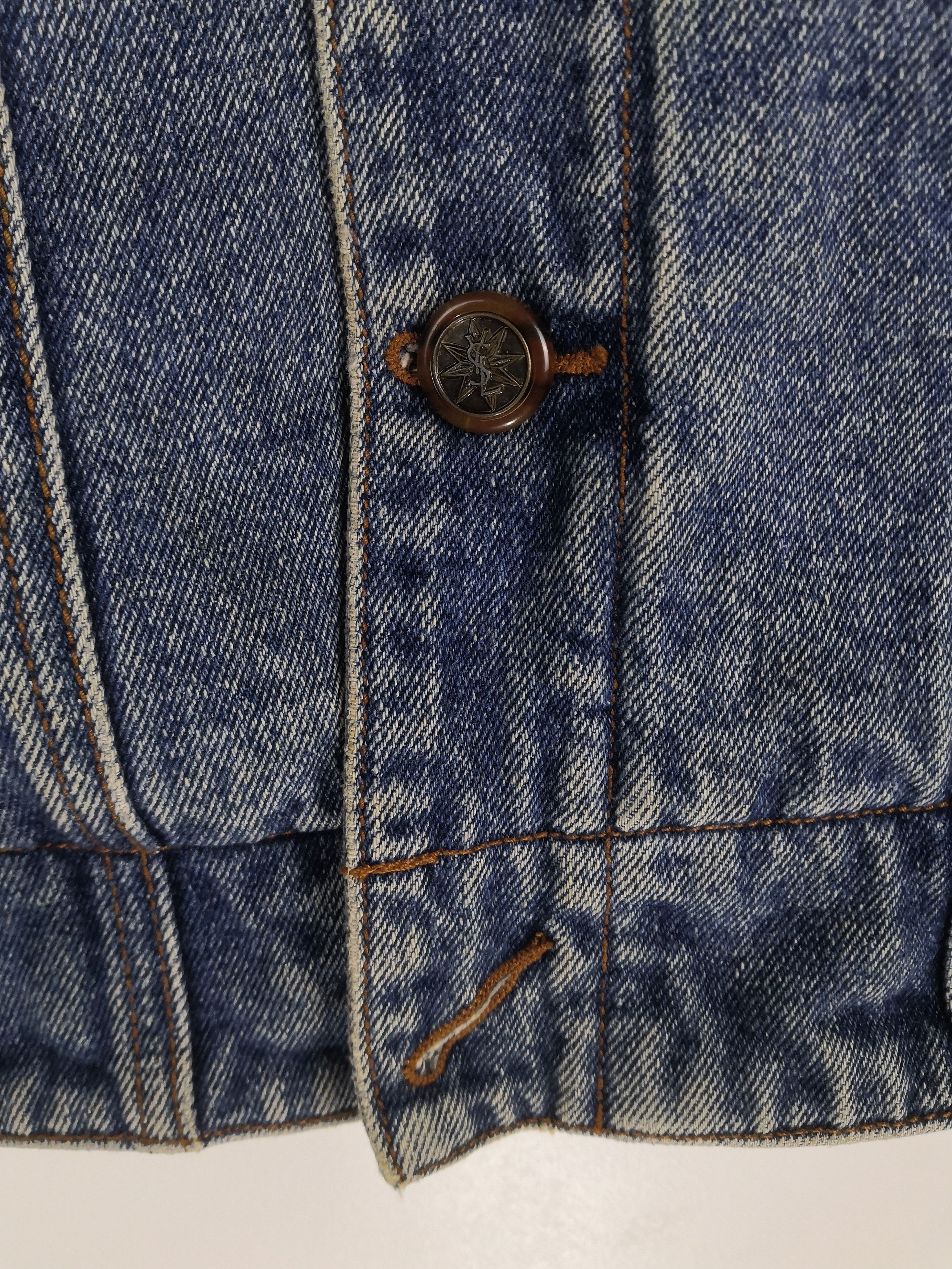 Yves Saint Laurent Vintage 90s Yves Saint Laurent Jacket YSL Denim Trucker Size US M / EU 48-50 / 2 - 8 Thumbnail