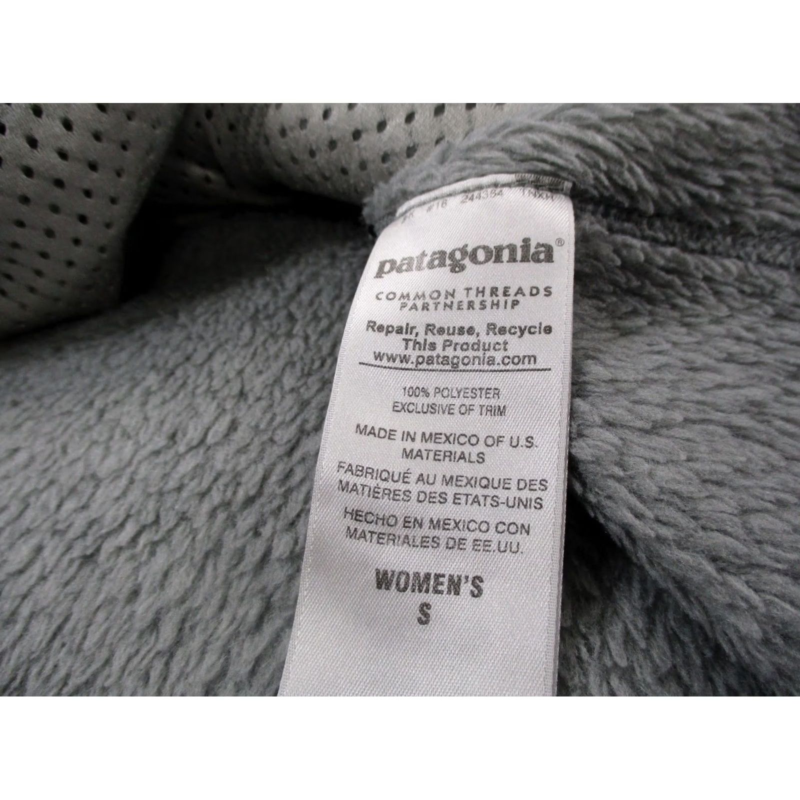 Patagonia Patagonia Jacket Womens S Gray Snap Fleece Windproof Pockets Basic Jacket Adult Small Size S / US 4 / IT 40 - 7 Thumbnail