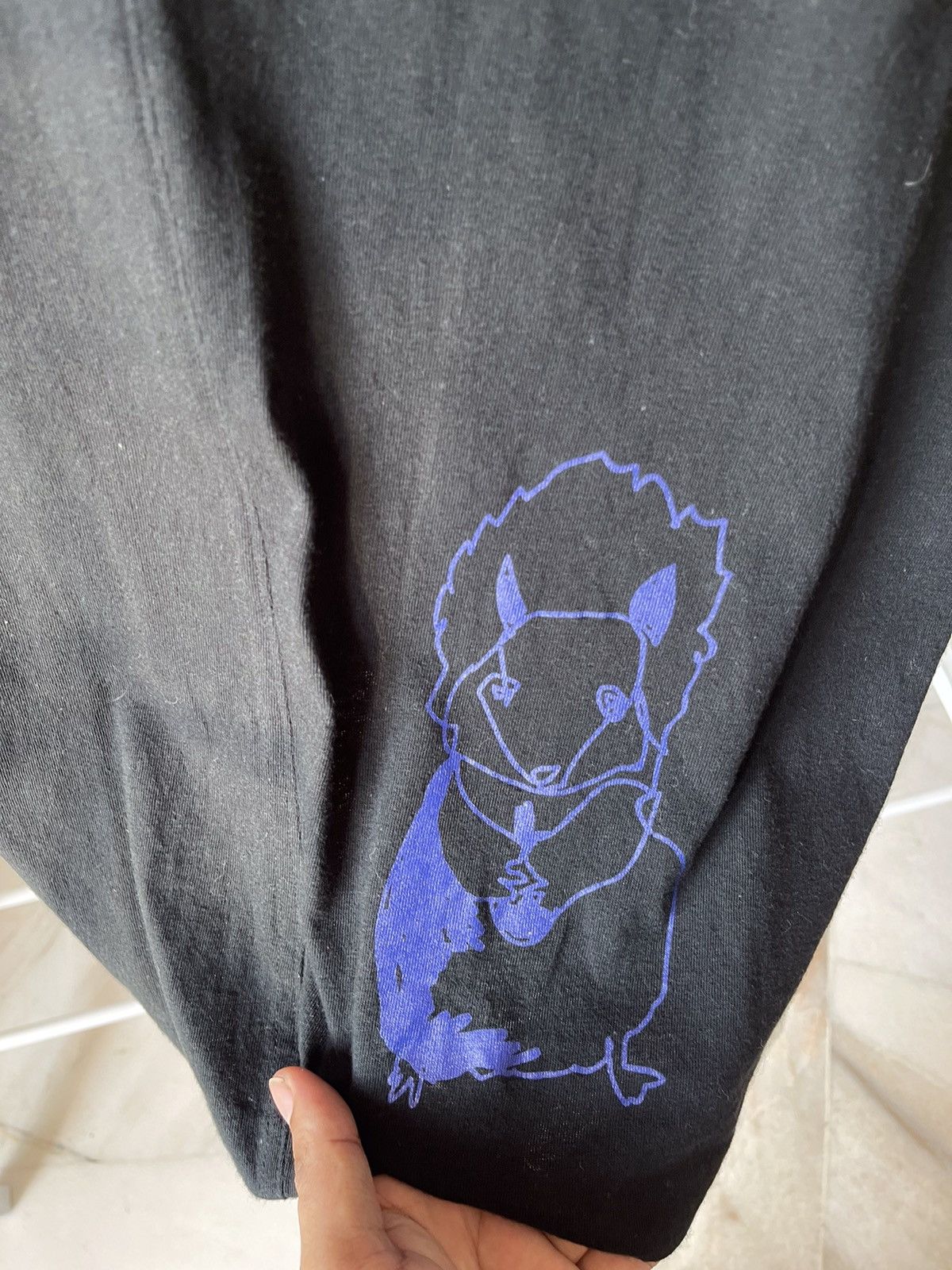 Y's × Y's for Men × Yohji Yamamoto 2000s Y’s Yohji Yamamoto Purple Squirrel Tee Size US XS / EU 42 / 0 - 6 Thumbnail