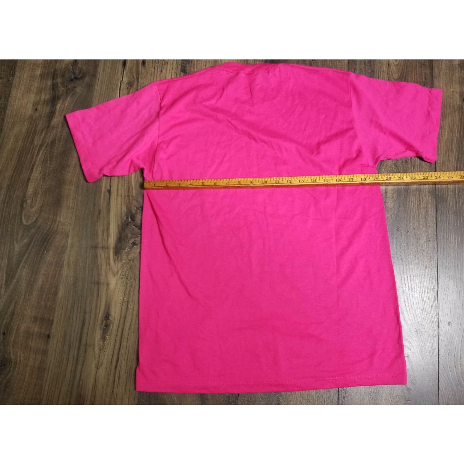 Jerzees VINTAGE Jerzees T-Shirt Mens L Pink 90s 50/50 Crew Neck Short Sleeve Made USA Blank Tee Size US L / EU 52-54 / 3 - 2 Thumbnail