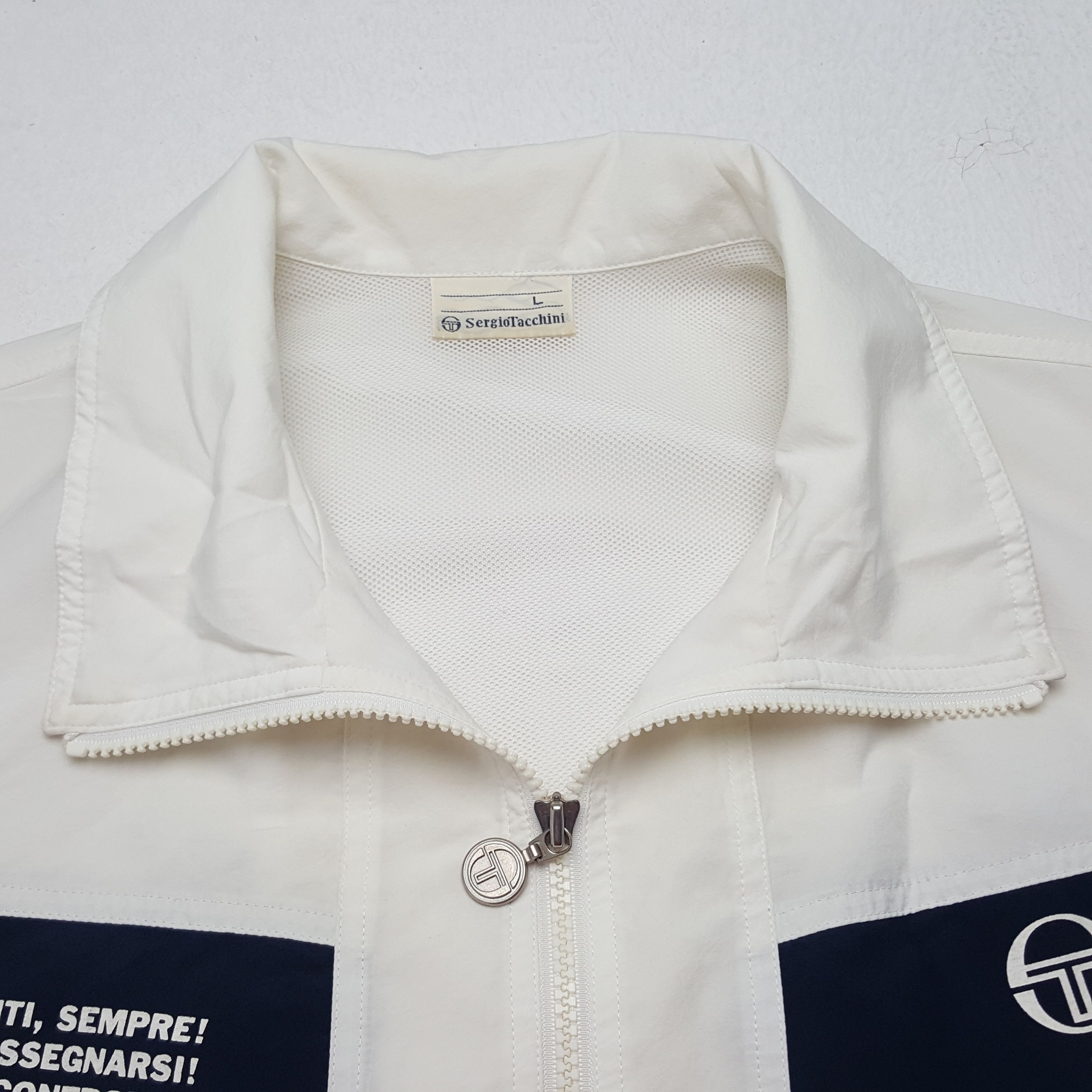 Sergio Tacchini Vintage Sergio Tacchini Sports Style Windbreaker Jacket Size US XL / EU 56 / 4 - 4 Thumbnail