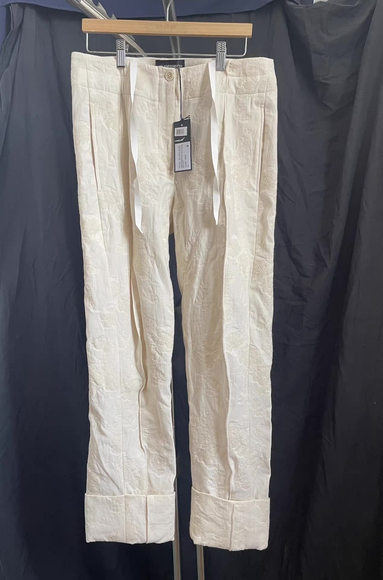 Ann Demeulemeester Ann Demeulemeester FW20 Jacquard Women's Pants Ｑ21 Size 38" / US 16 / IT 52 - 1 Thumbnail