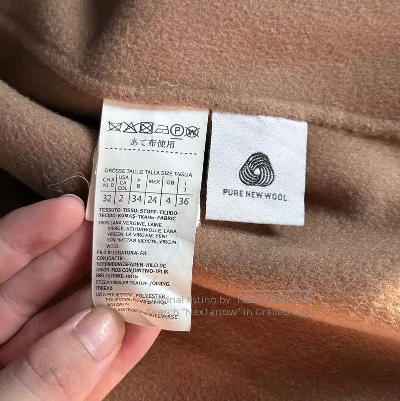 Max Mara MaxMara Khaki Cotton Women's Coat . Size XS / US 0-2 / IT 36-38 - 6 Thumbnail