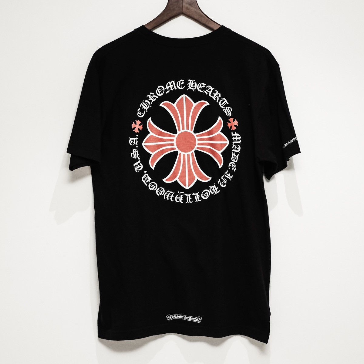 Chrome Hearts CHROME HEARTS RED PLUS HOLLYWOOD TSHIRT | Grailed