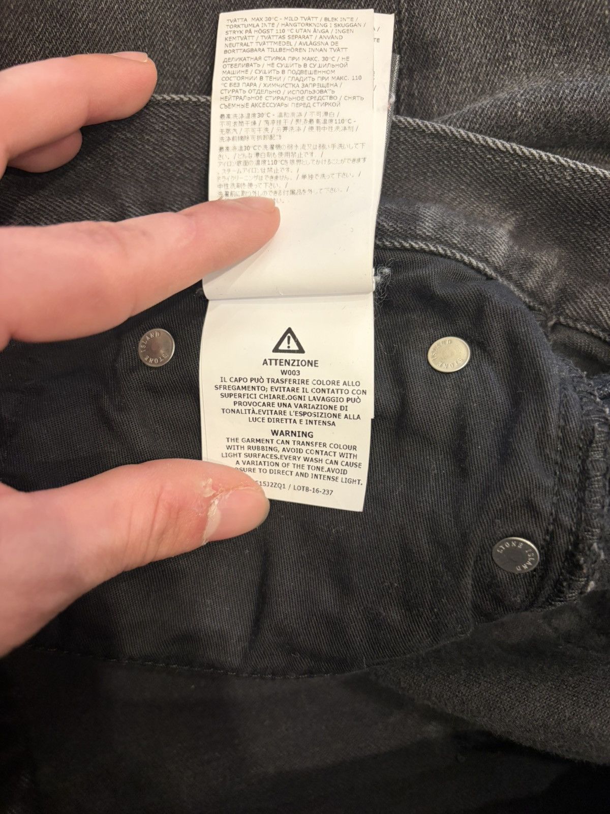 Stone Island Stone Island Slim Fit Jeans Size US 30 / EU 46 - 7 Thumbnail