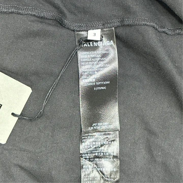 Balenciaga Balenciaga Balenciaga Black Graphic Logo Tshirt -2507 Size US L / EU 52-54 / 3 - 2 Thumbnail