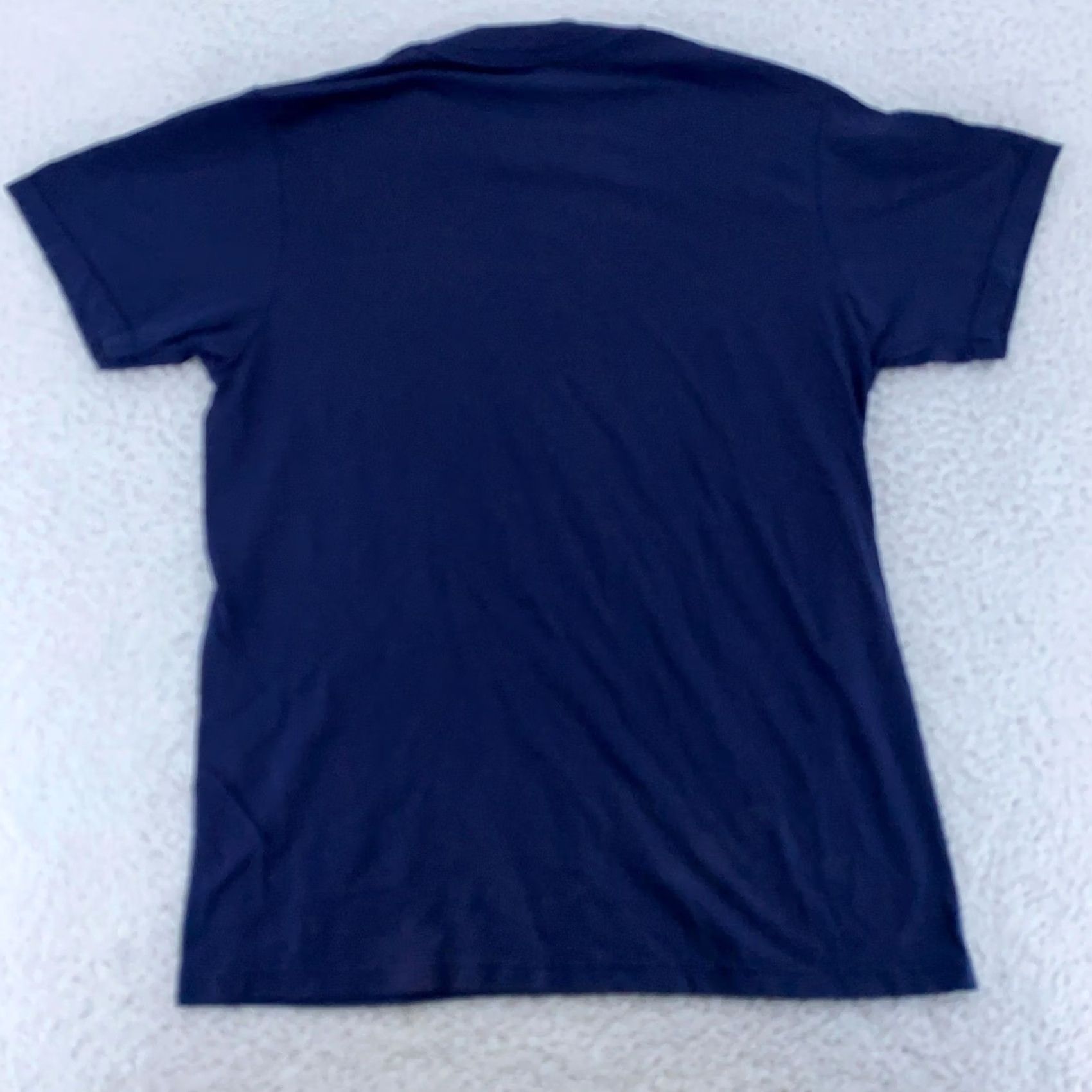 Fruit Of The Loom Fruit of the Loom Shirt Mens Medium Navy Blue Pocket Crewneck Tee Size US M / EU 48-50 / 2 - 5 Thumbnail