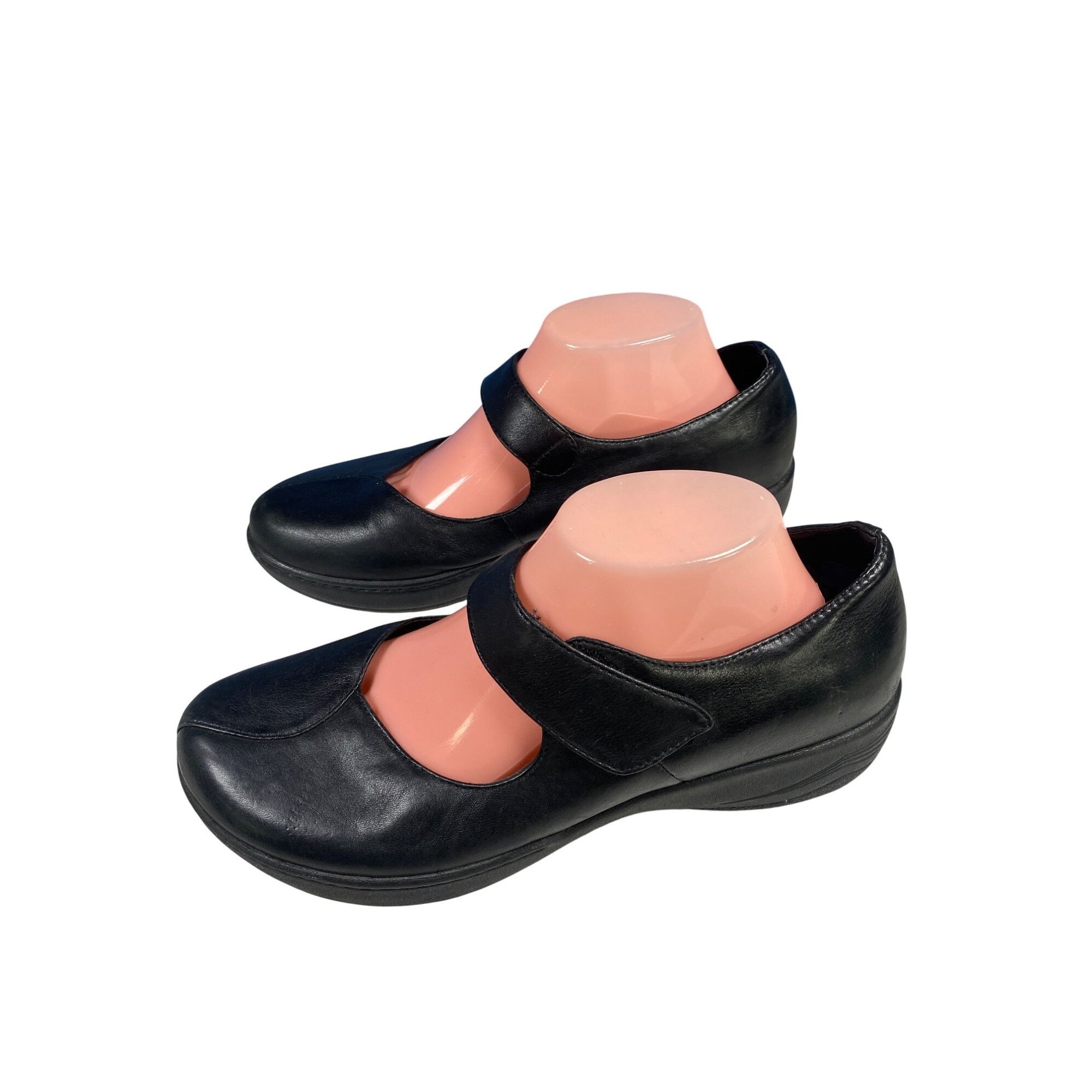 Dansko DANSKO Sonoma Annie ~ Black Leather Mary Janes Clogs Comfort Size US 11 / IT 41 - 2 Thumbnail