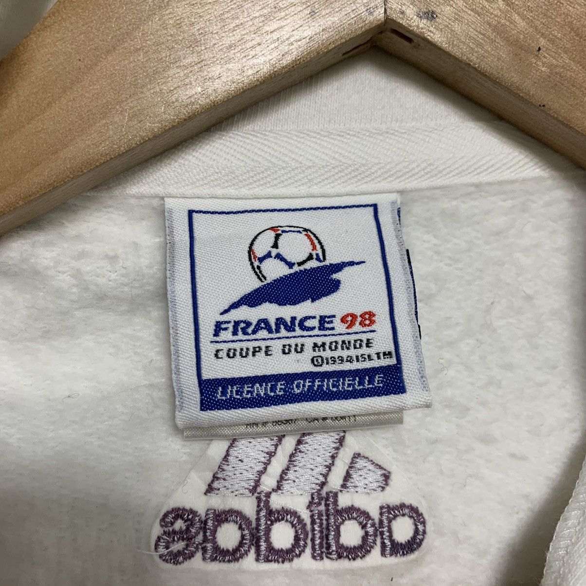 Adidas Vintage Copyright 94 Adidas World Cup France 98 Sweater Size US XL / EU 56 / 4 - 12 Thumbnail