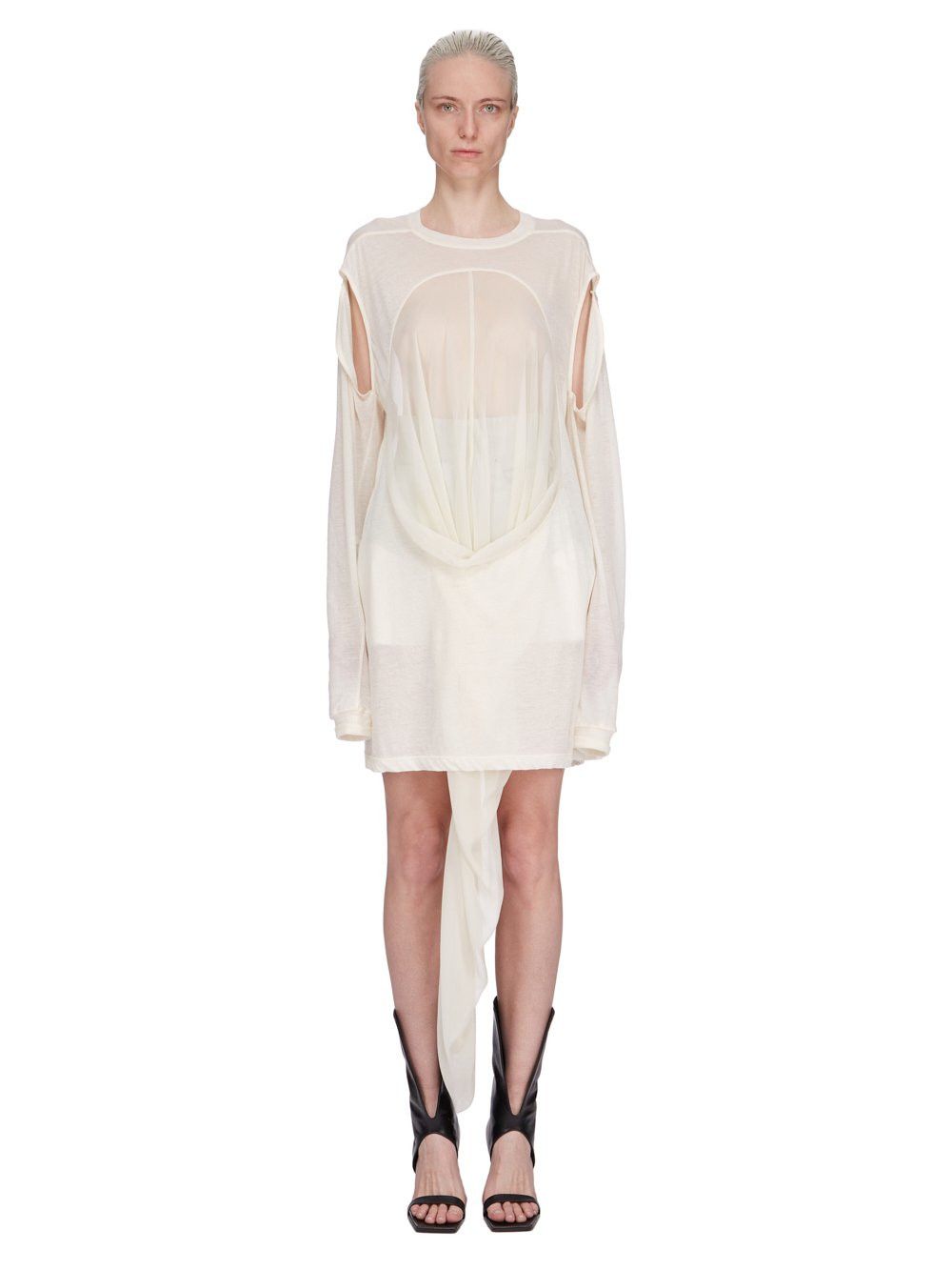 Rick Owens BNWT SS25 RICK OWENS "HOLLYWOOD" DRAIN T TSHIRT 40 Size S / US 4 / IT 40 - 1 Thumbnail