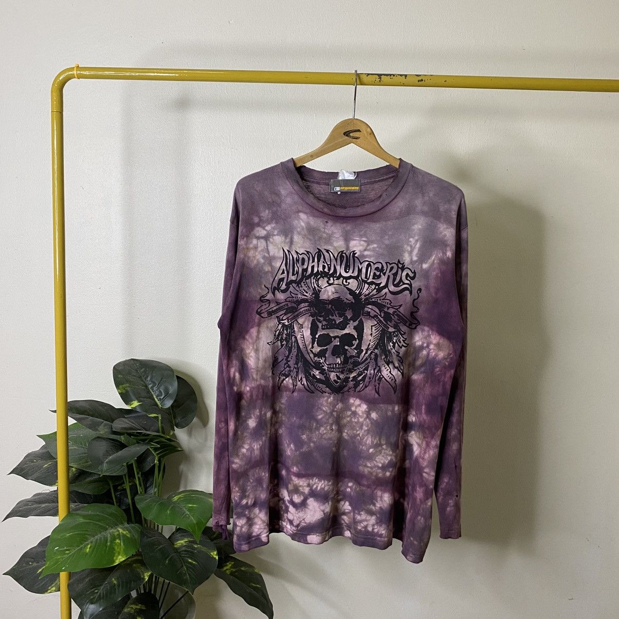 Alphanumeric 1990s Alphanumeric Skulls Affliction Cyber Gothic Punk LS Size US L / EU 52-54 / 3 - 1 Thumbnail