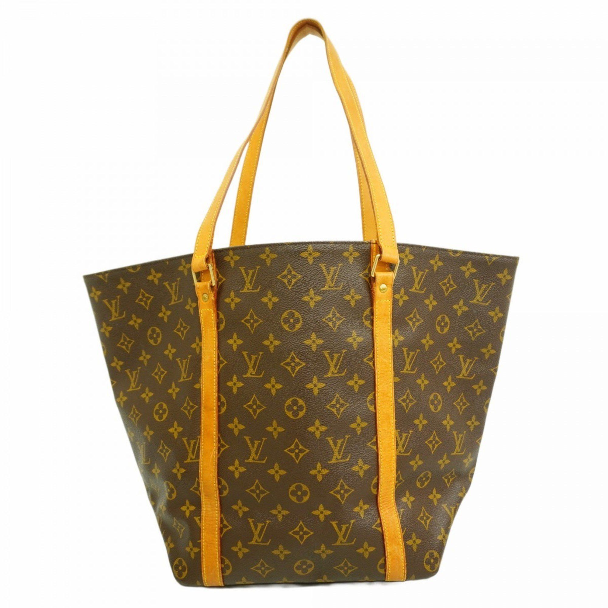 Louis Vuitton Tote Bag Monogram Sac M51109 Brown Women's
