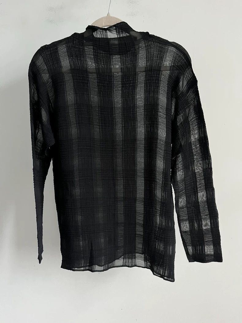 Issey Miyake issey miyake Black pleated long sleeves 2506-Nextarrow Size M / US 6-8 / IT 42-44 - 1 Thumbnail