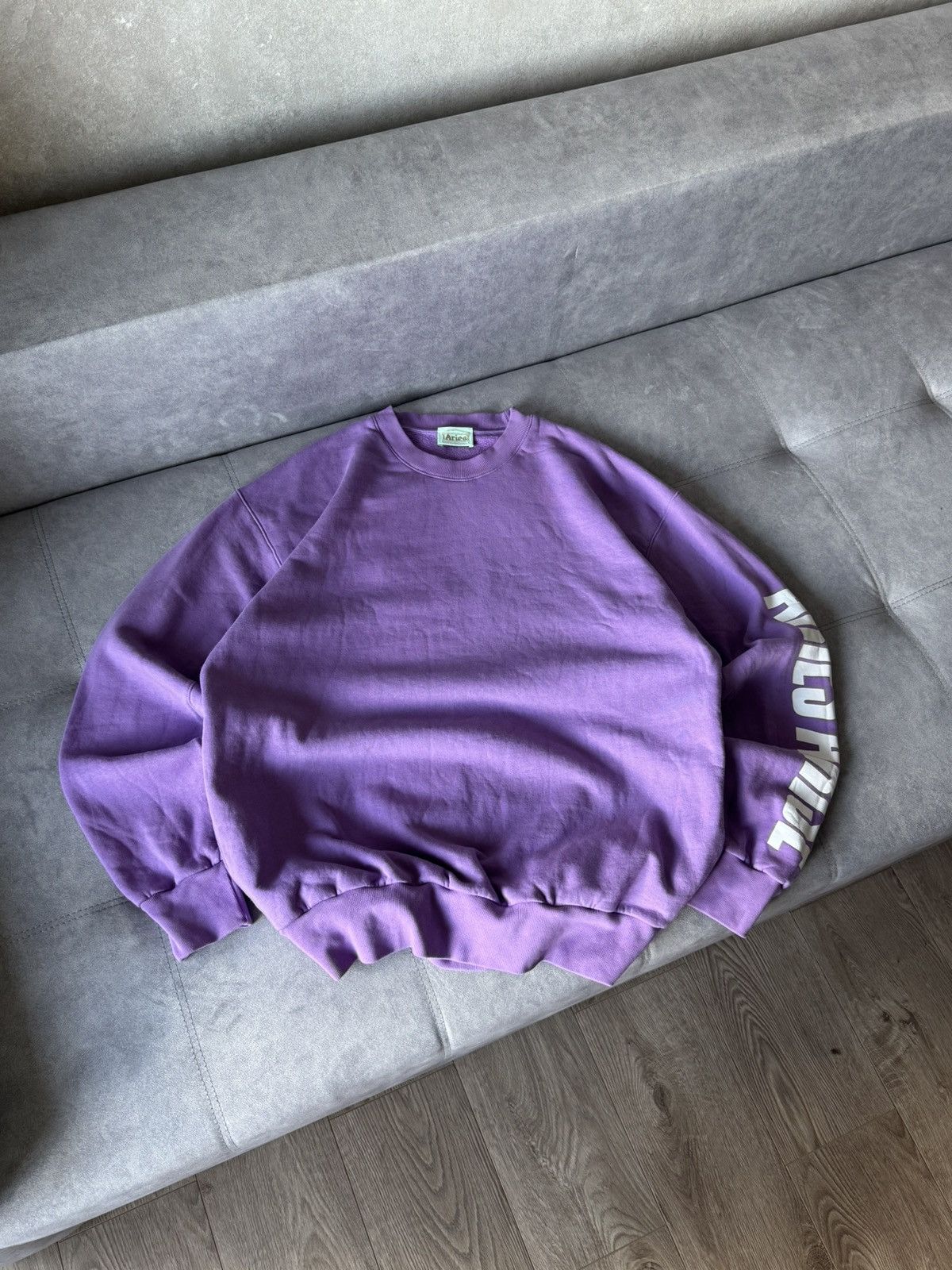 Aries Aries purple men’s sweatshirt size XL Italy brand Size US XL / EU 56 / 4 - 1 Thumbnail