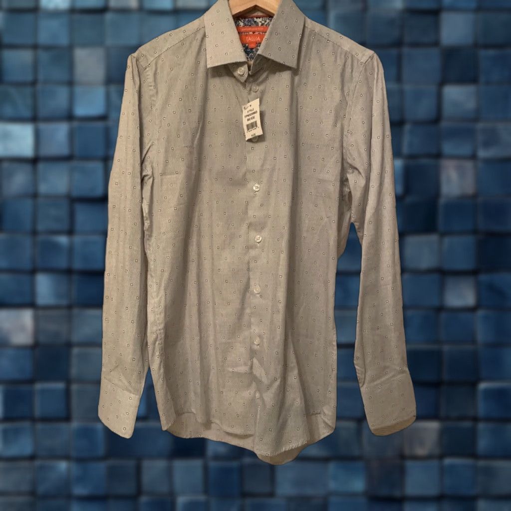 Tallia Tallia Sport Dress Shirt Men 15 32/33 Pink Orange Long Sleeve Button-Down Collar 34/35 Standard Cuff Regular Size 15 Tallia Sport Mens Shirt Size 40R - 1 Thumbnail