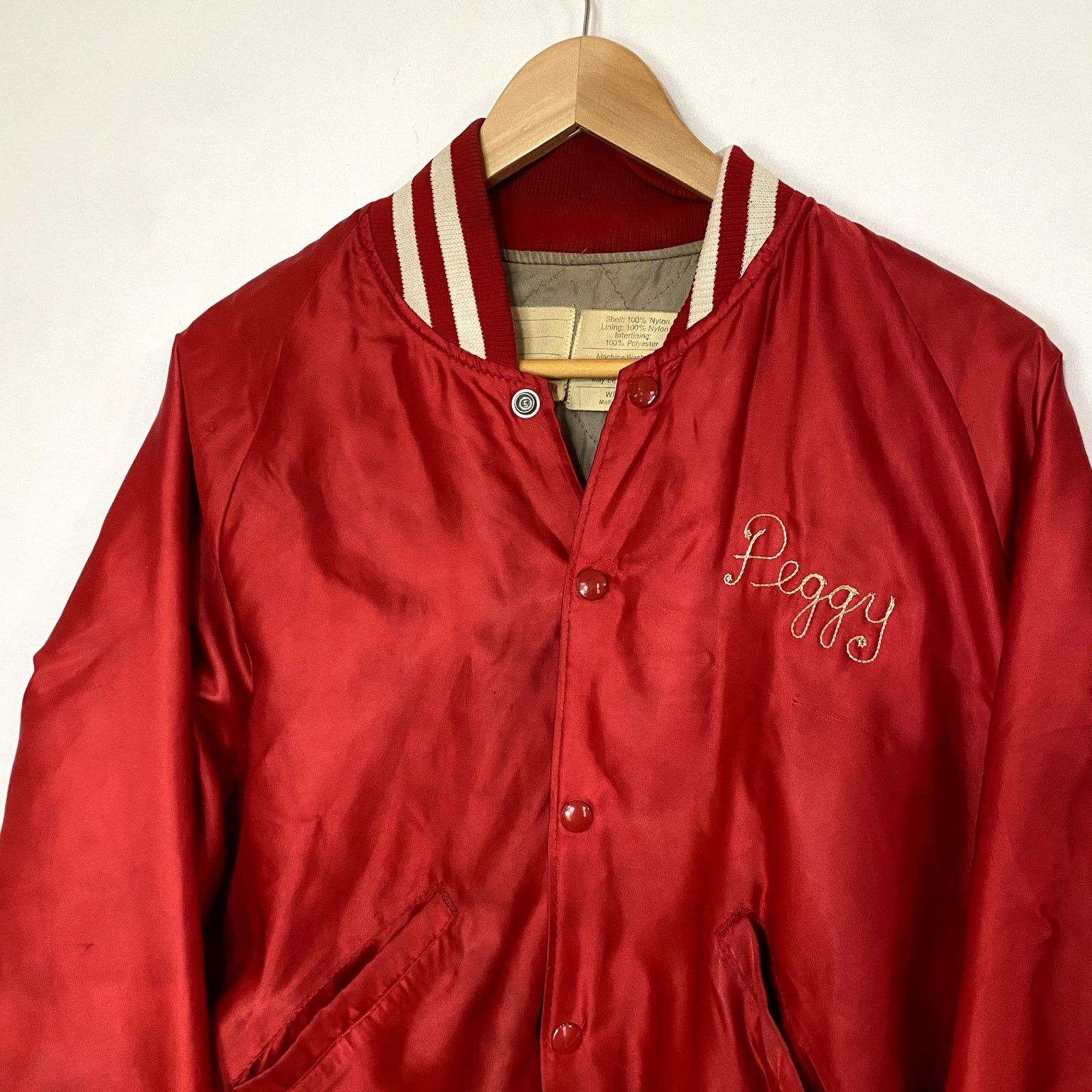 Delong × Vintage Vintage Chain Stitched Satin Varsity Jacket Fried Chicken 70 Size US M / EU 48-50 / 2 - 4 Thumbnail