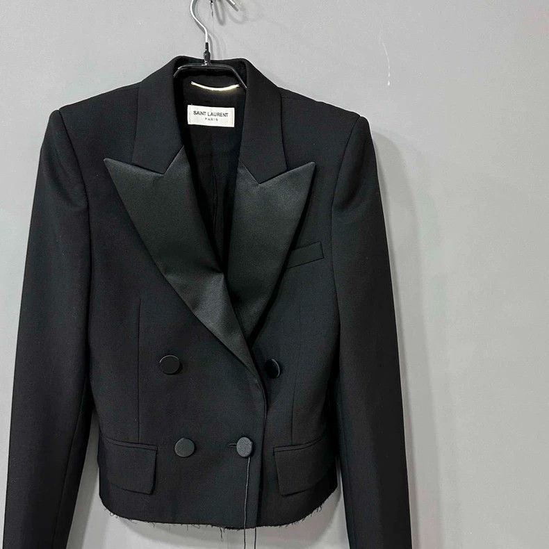 Saint Laurent Paris Saint Laurent Paris Smoking blazer 2505-Nextarrow Size XS / US 0-2 / IT 36-38 - 2 Thumbnail